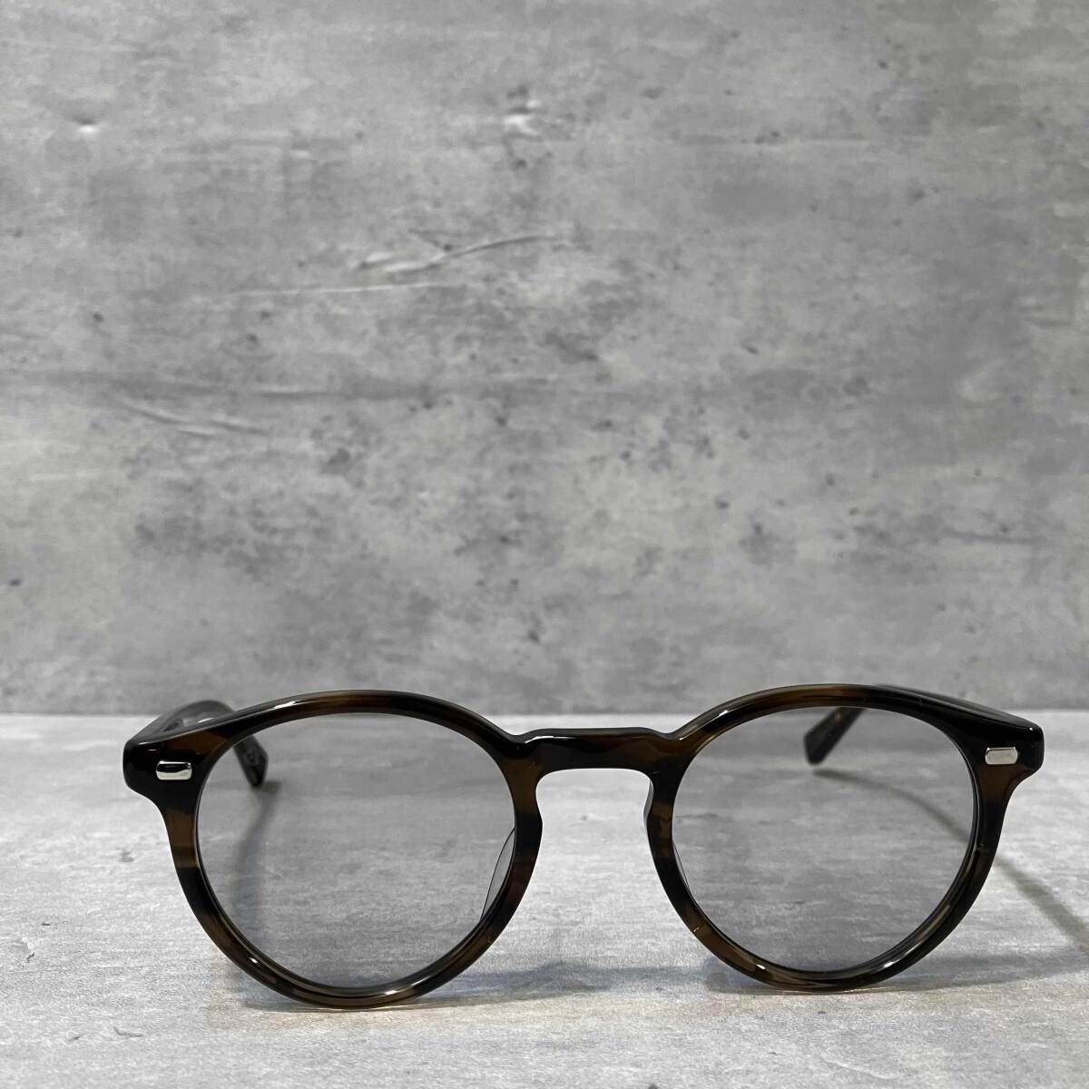 EYEVAN PUERTO 47 SUN プエルト47サン ブラウン ゴールド ケース有り アイバン