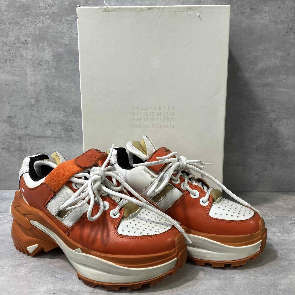 Maison Margiela 22 USED retro fit dad sneaker ユーズド加工レトロ