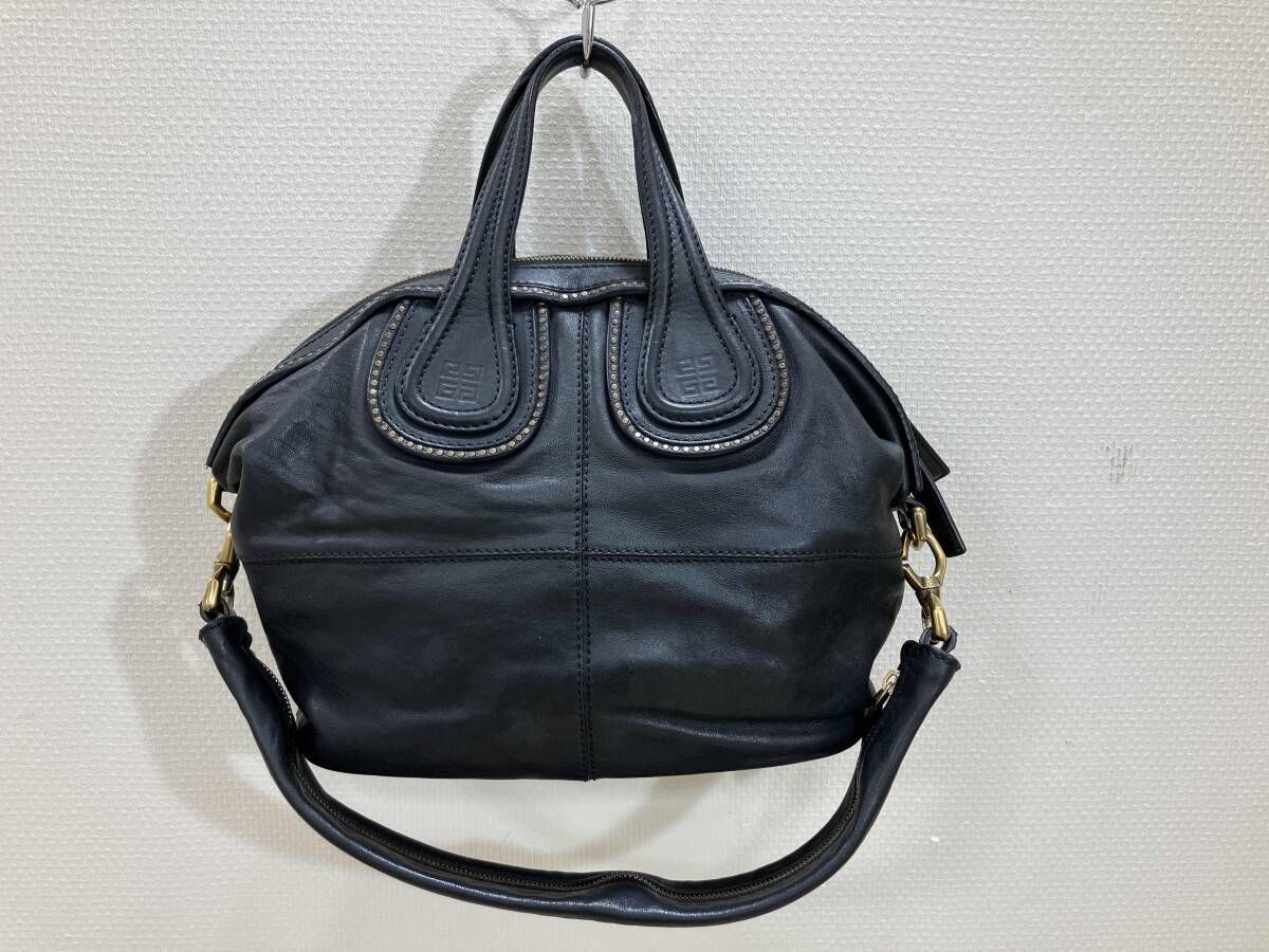 GIVENCHY　ジバンシー　2way　ハンドバッグ　ナイチンゲール　ブラック GIVENCHY ジバンシー ナイチンゲール 2way ハンドバッグ ブラック