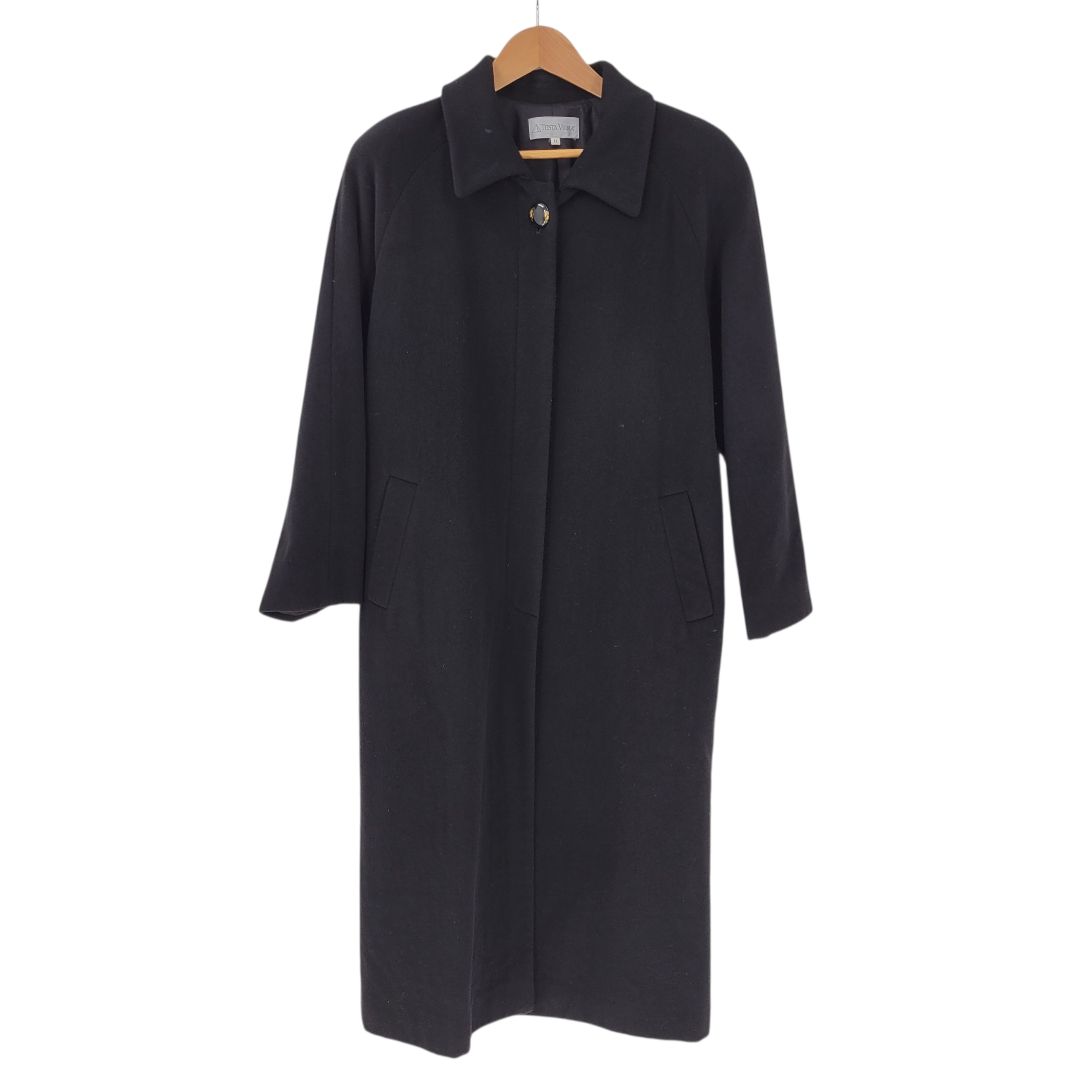 TESTA VIERA テスタビエラ ロングコート カシミヤ キュプラ ブラック