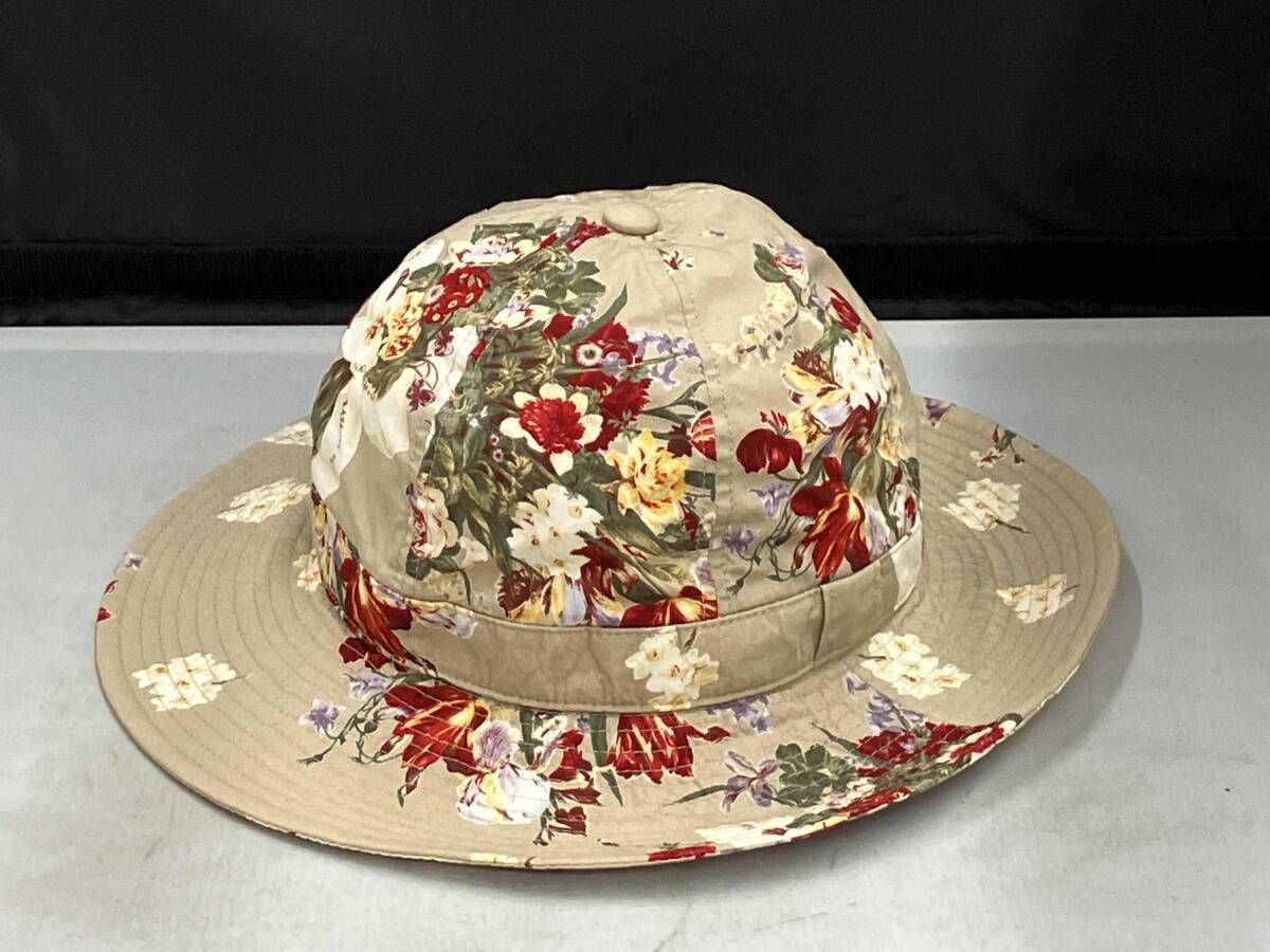 ハット帽 総柄