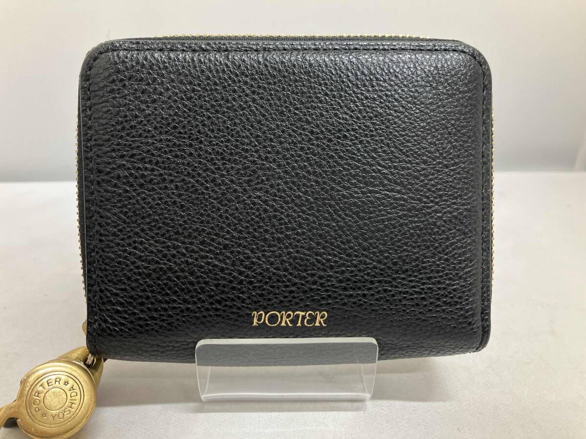PORTER ポーター TONE DUO PURSE 150-02289 ホイッスル 二つ折り財布 ミニ財布 ブラック 箱あり