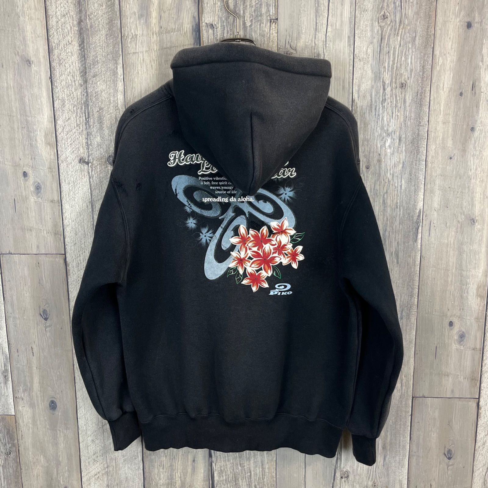 OLD PIKO 90s ピコ 裏起毛 肉厚 厚地 両面プリント サンフェード 