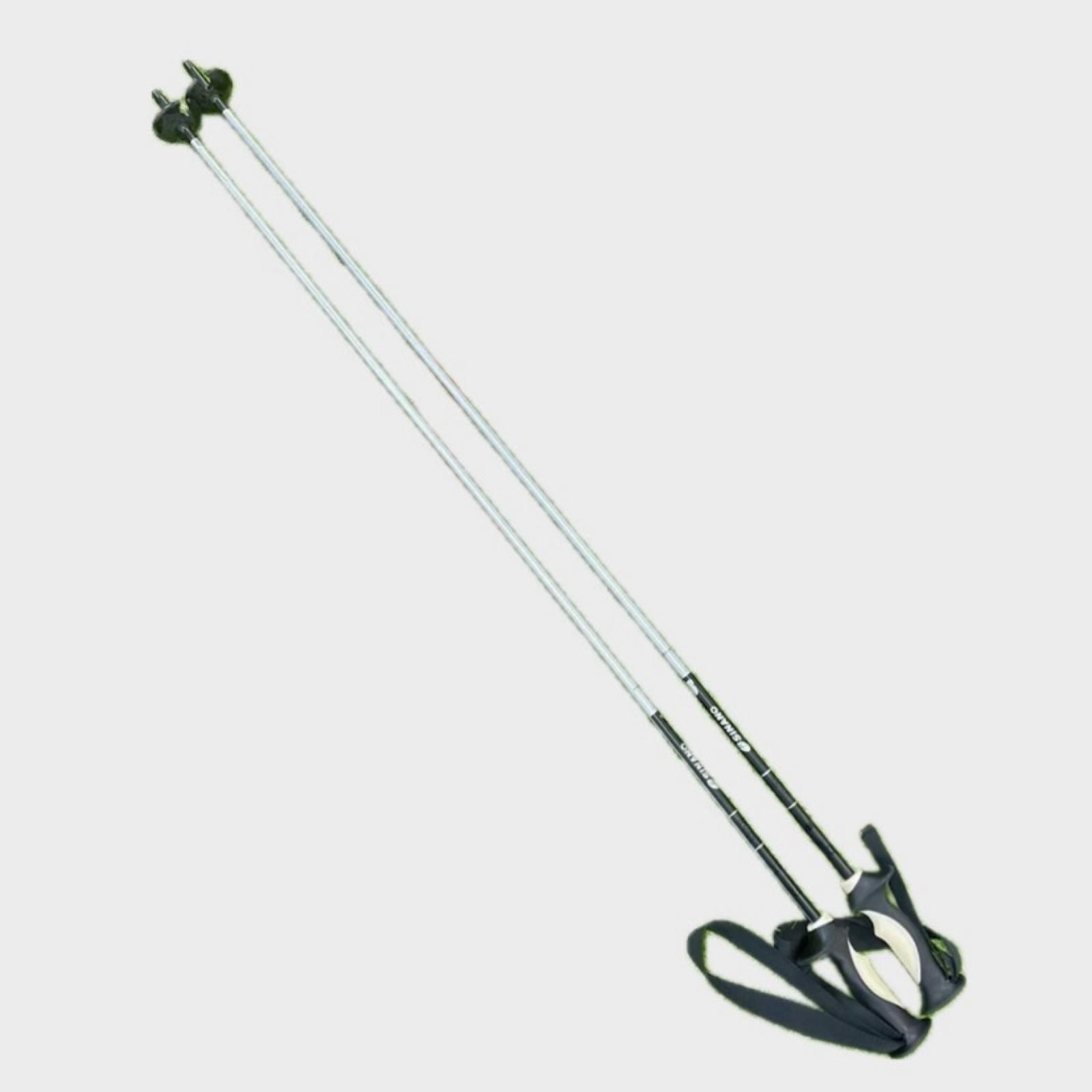 §§SINANO シナノ ストック 120 cm 程度B THE FLEET カーボン ブラック×シルバー