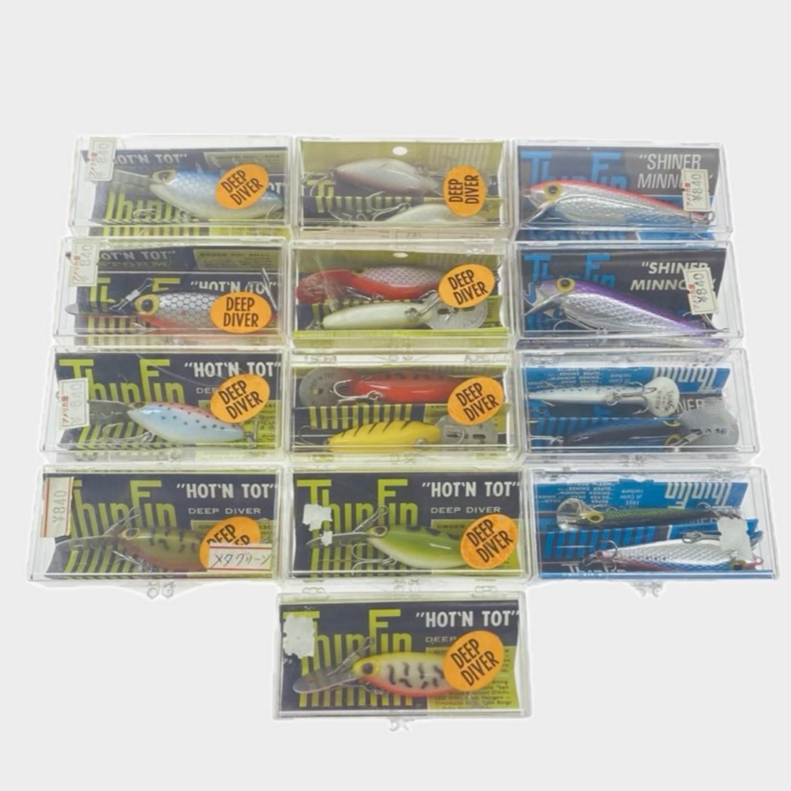 §§ThinFin ルアー ミノー HOT’N TOT SHINER まとめ シール跡あり