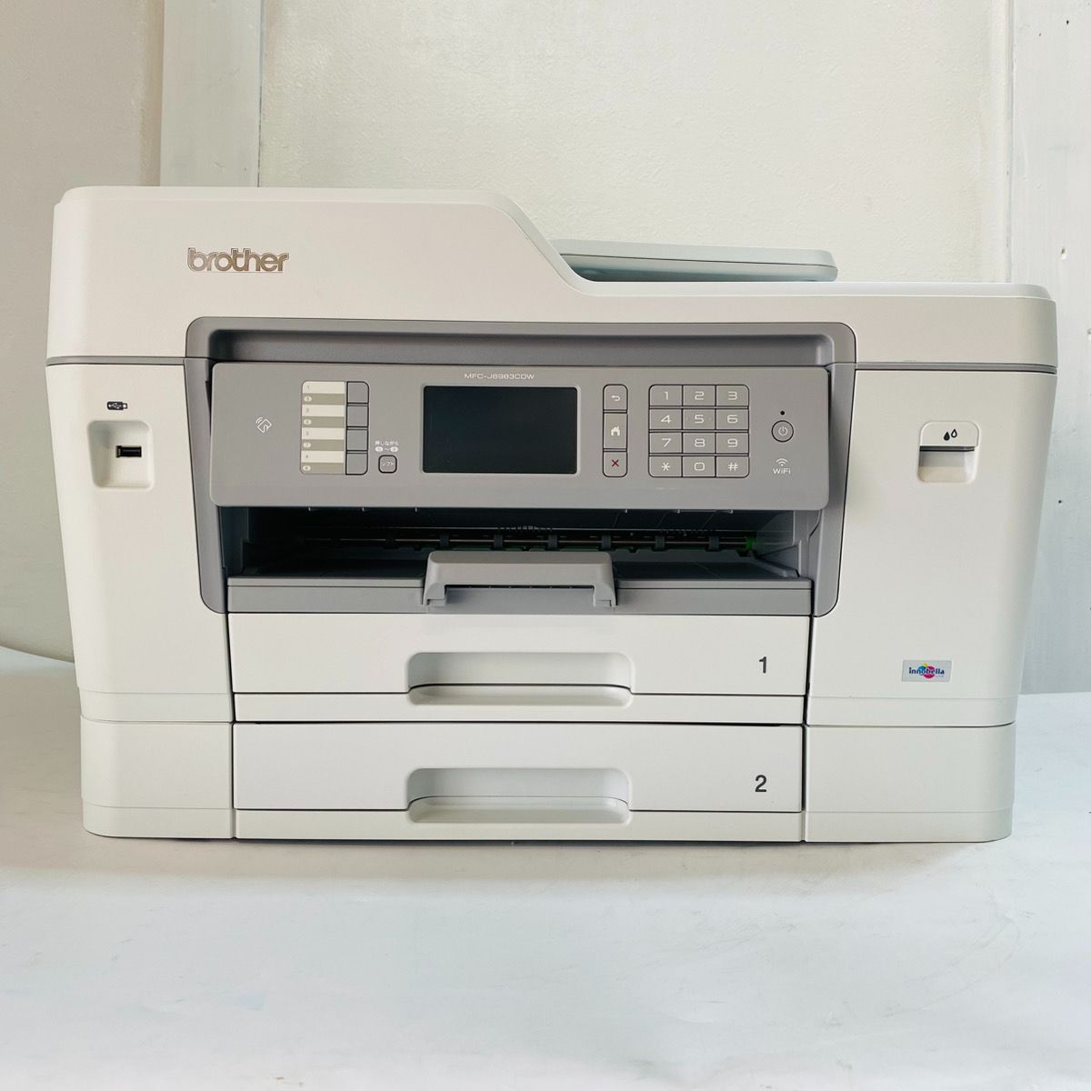 動作良好 ブラザー brother MFC- A 3対応インクジェット複合機 FAX ADF 自動両面 2段トレイ 無線 有線LAN