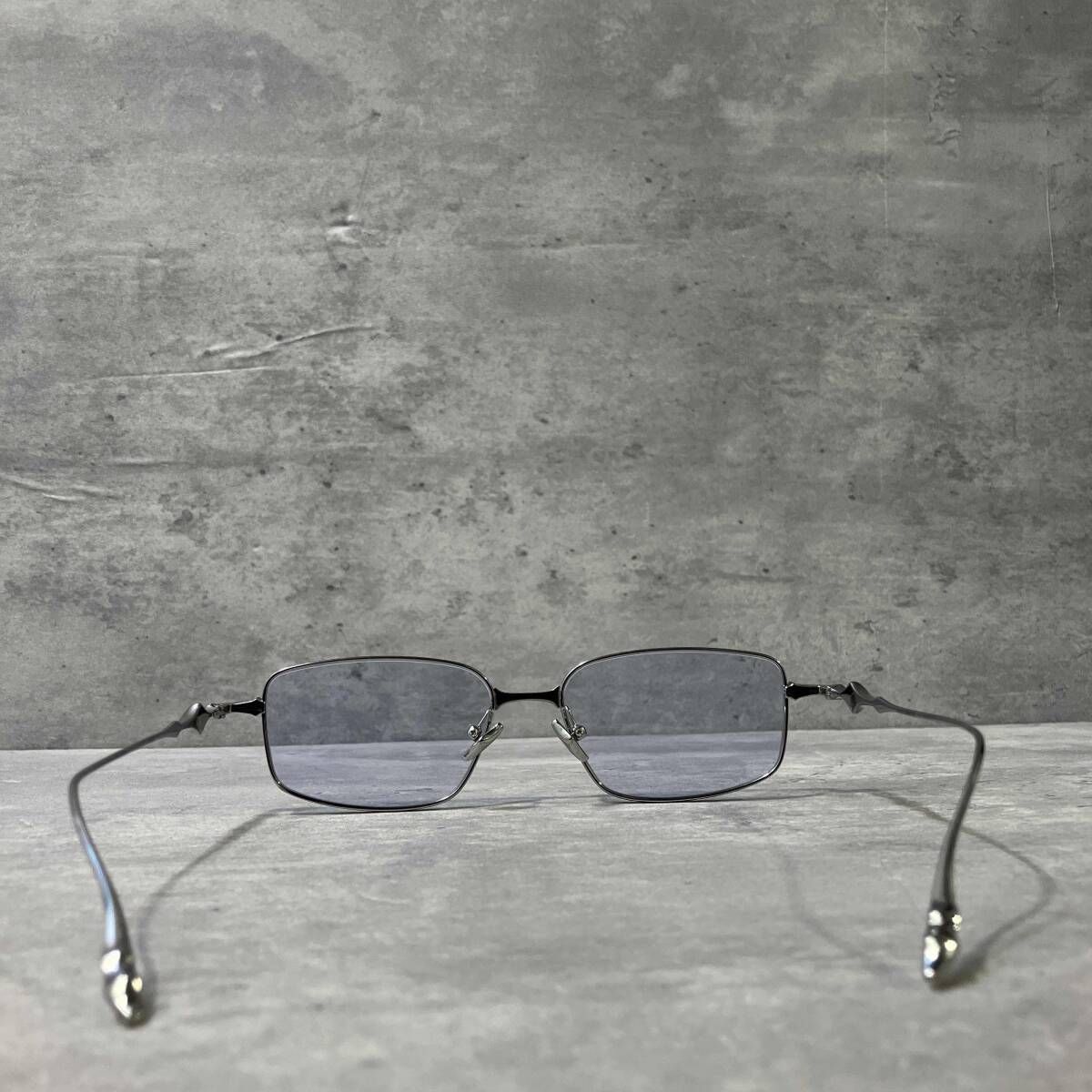 GENTLE MONSTER ATOMIC 02 B アトミック02 シルバー ブルー 箱有り ジェントルモンスター サングラス 小物 メンズ