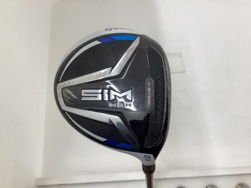 【】 テーラーメイド SIM MAX 5W フェアウェイウッド FW TENSEI BLUE TM50(FW) (フレックスR) メンズ 男性用 右利き 右用 Cランク ゴルフクラブ