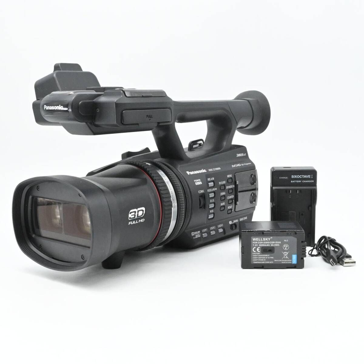 パナソニック デジタルハイビジョンビデオカメラ Z 10000 3 D対応 ダブルSDカードスロット ブラック HDC K