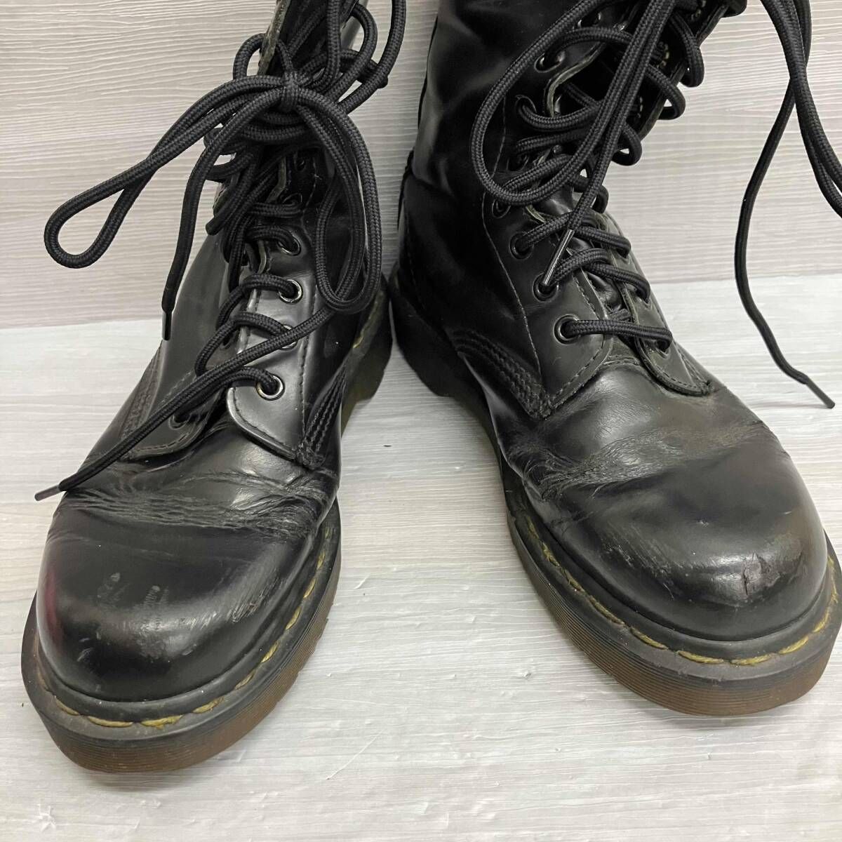 DR.MARTENS ドクターマーチン 編み上げブーツ ロングブーツ レザー