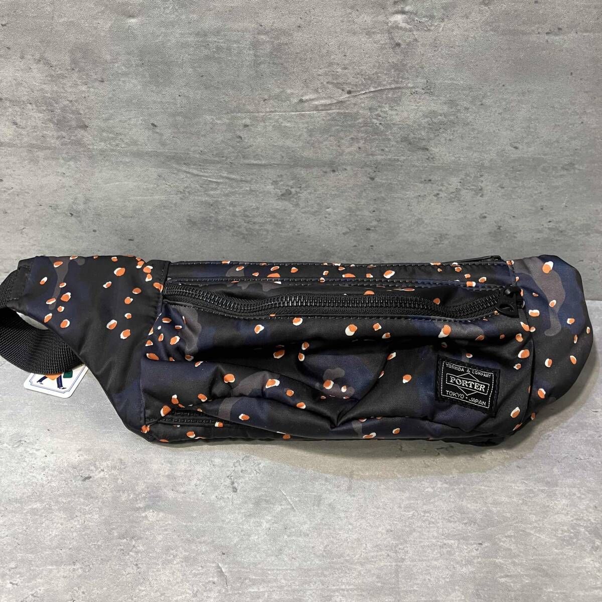 PORTER PS CHIP CAMO ウエストバッグ ショルダーバッグ 迷彩柄 ブラック ネイビー系 ポーター