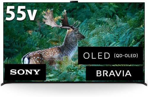 ソニー 55インチ 4 K 有機EL テレビ ブラビア XRJ-55 A 95 L QD-OLED BRAVIA XR 倍速 Google TV K|120 fps対応 8畳以上推奨