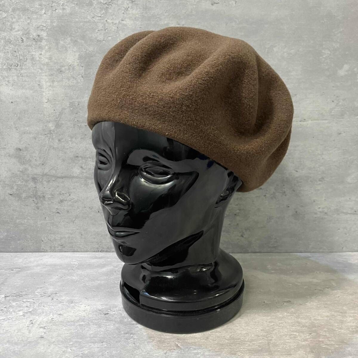 ANATOMICA WOOL ベレー帽 ブラウン アナトミカ - メルカリ