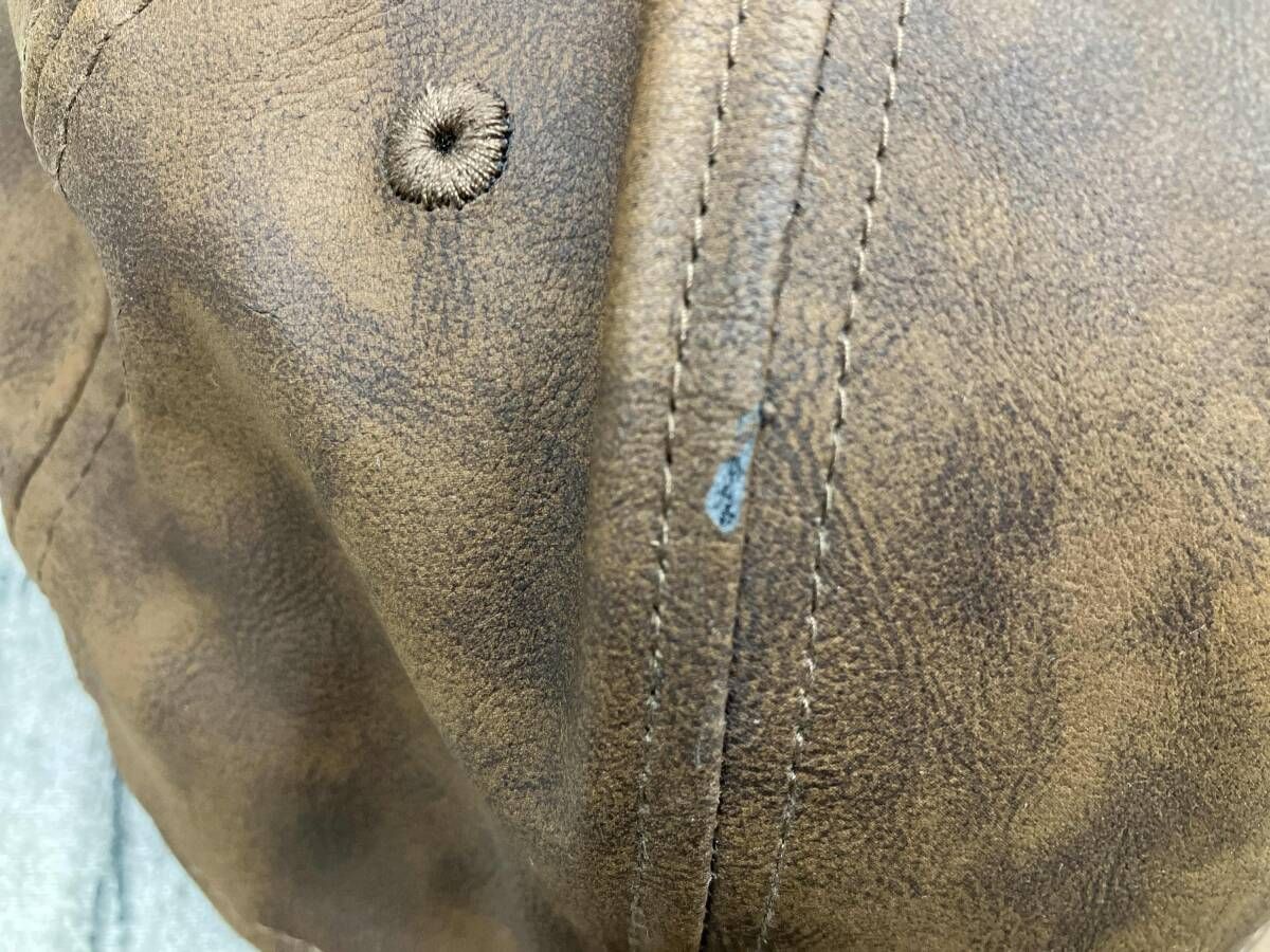 NEW ERA NBA シカゴブルズ 9FIFTY レザーキャップ　　ブラウン ニューエラ CHICAGO BULLS フリーサイズ