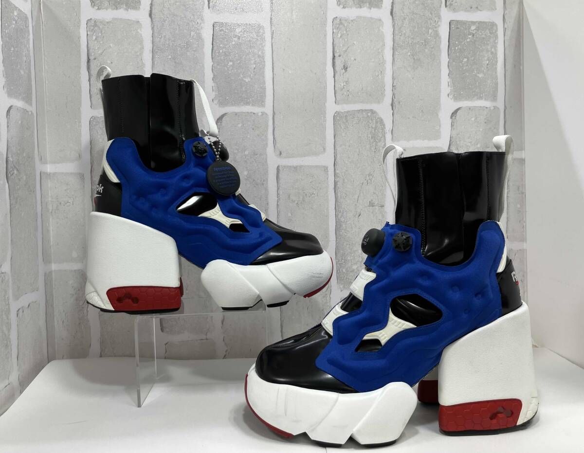 スニーカー ブルー Maison Margiela Reeboc Tabi Instapump Fury ショートブーツ