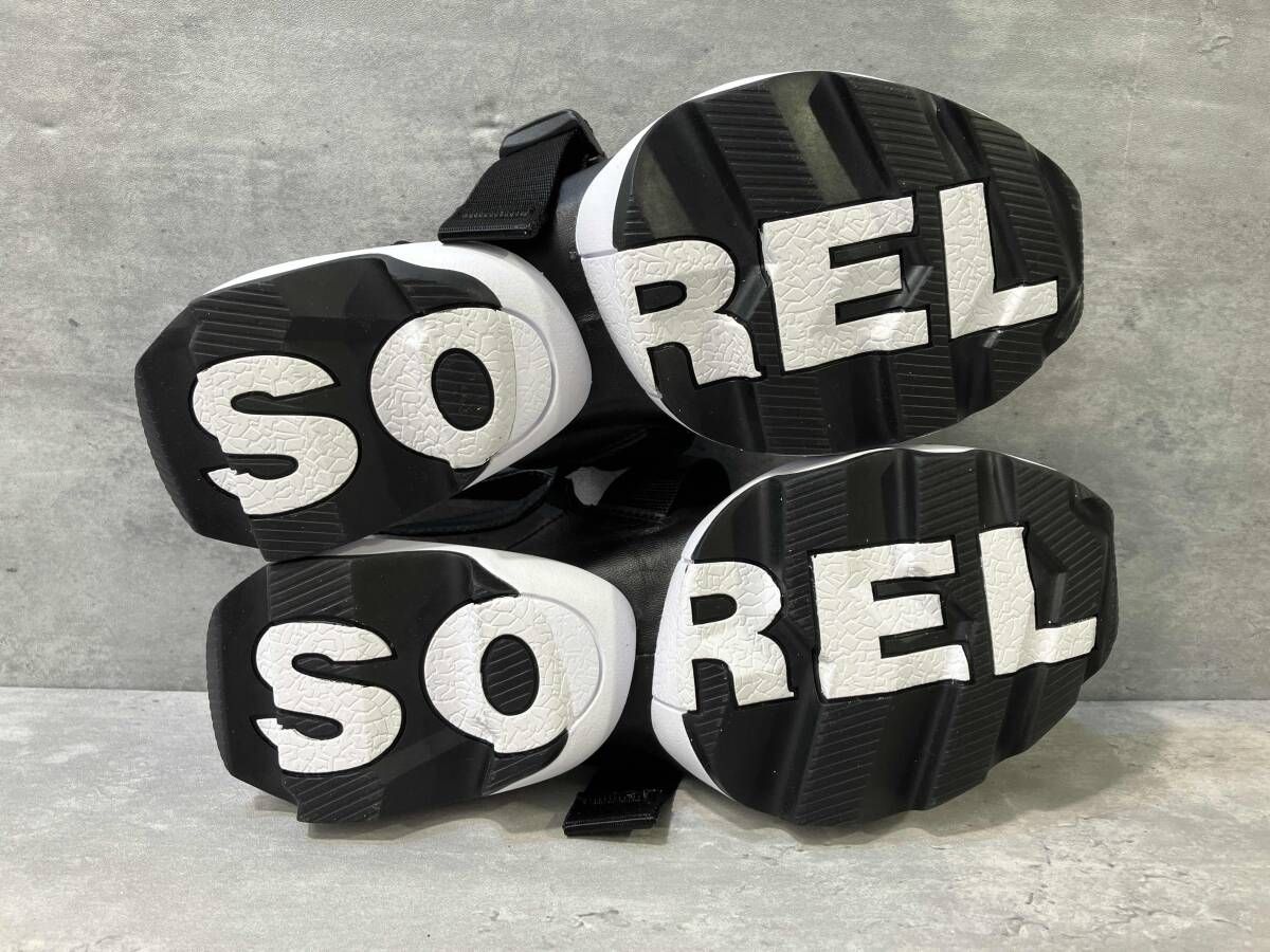  SOREL W KINETIC IMPACT SLING サイズ26 ブラックホワイト ソレル その他 靴