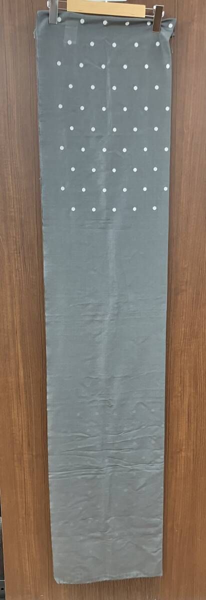 YOHJI YAMAMOTO ヨウジヤマモト シルク混ストール 水玉 グレー