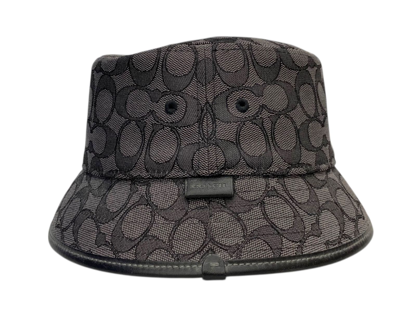 COACH (コーチ) バケットハット シグネチャー グレー メンズ/009