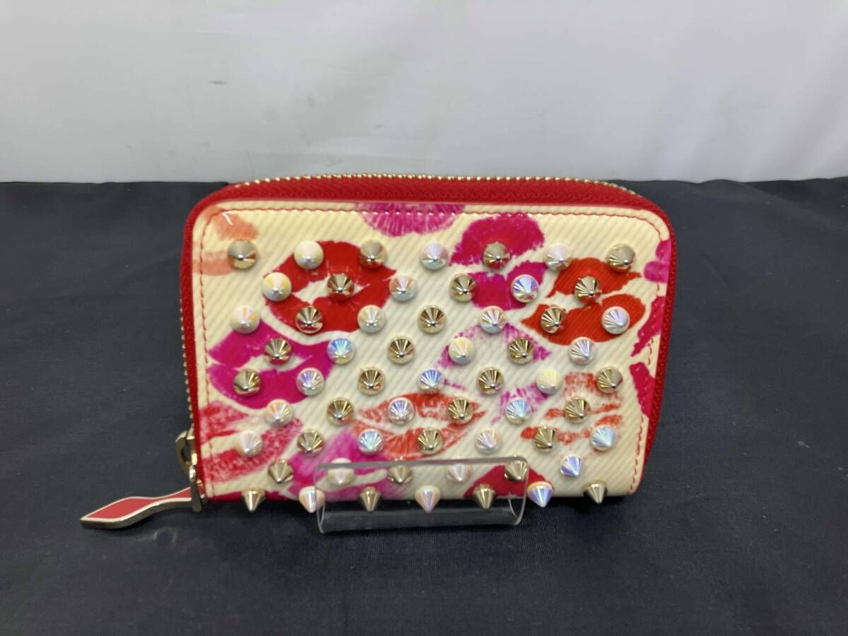 CHRISTIAN LOUBOUTIN クリスチャンルブタン コインケース 小銭入れ リップマーク柄 キスマーク柄 マルチ レディース 箱 保存袋付