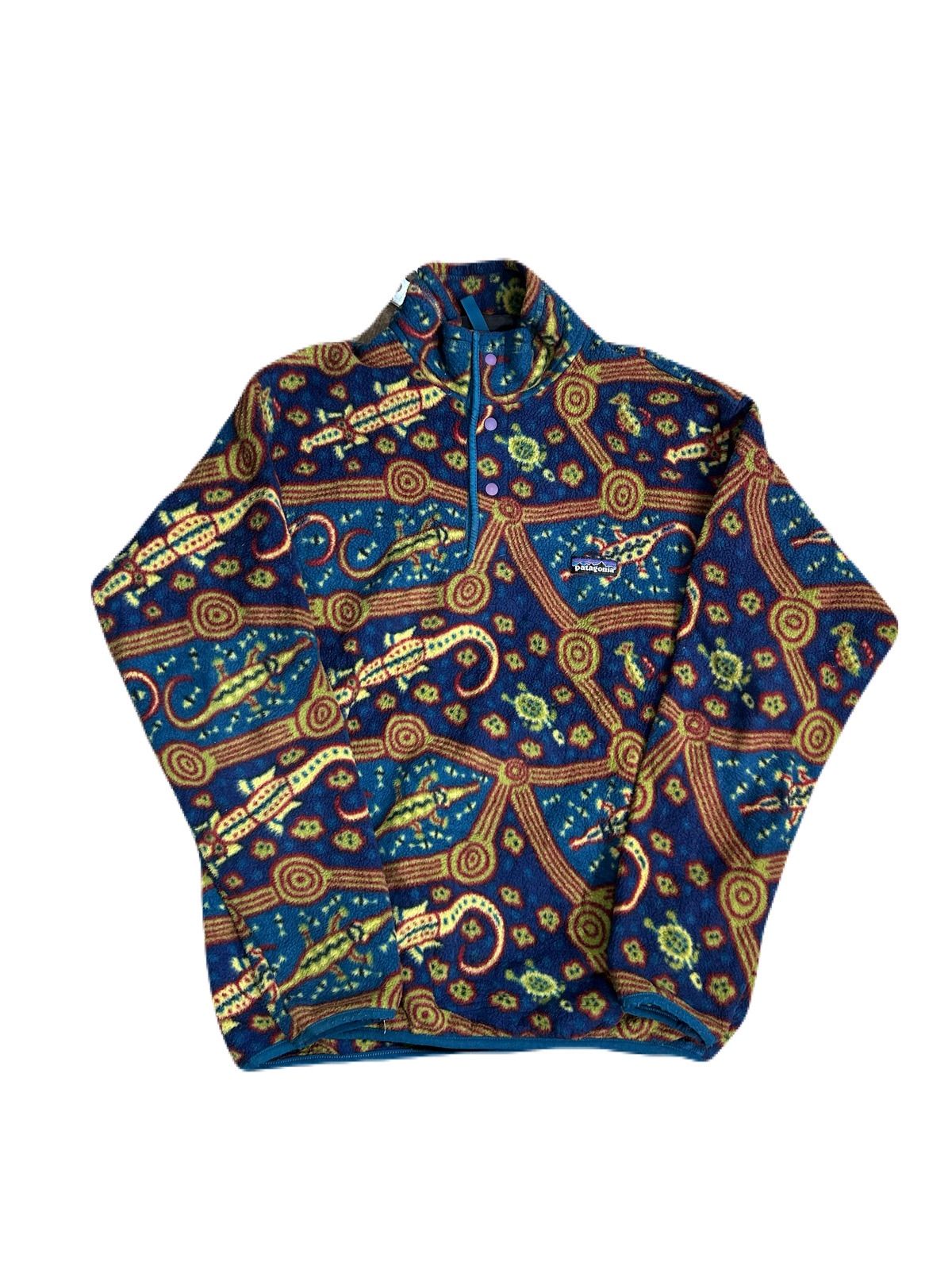 90’s Patagonia synchilla snap-t crocodile