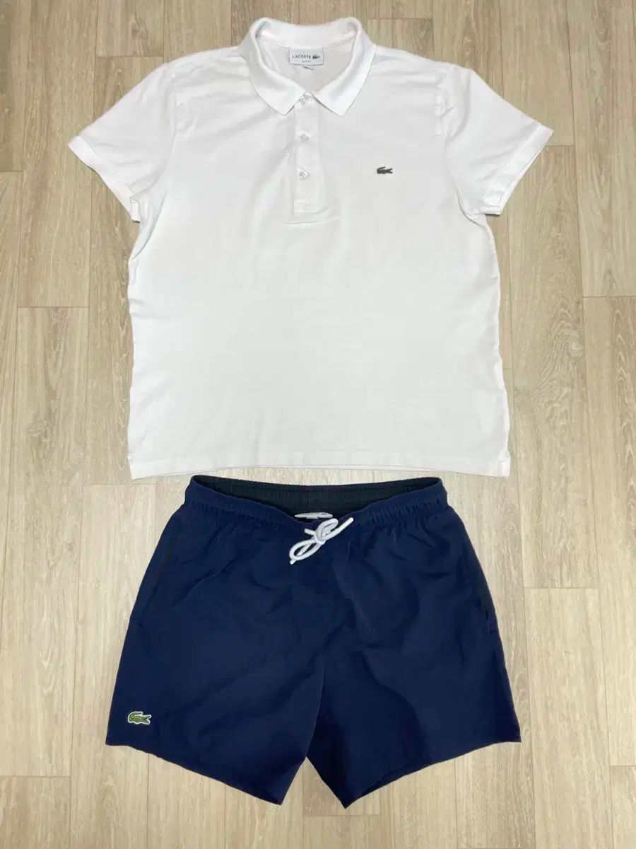 LACOSTE】ラコステ ポロシャツ＆ハーフパンツ上下2点セット ラコステ