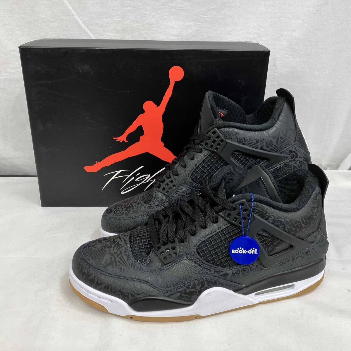 NIKE/ナイキ/CI1184-001/AIR JORDAN 4 RETRO SE LASER BLACK GUM 