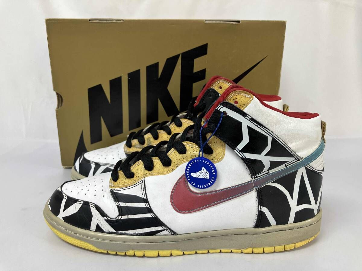 【鑑定済み】NIKE DUNK HIGH PREMIUM SB ナイキ ダンク ハイ プレミアム エスビー 313171-141 スニーカー 28 cm