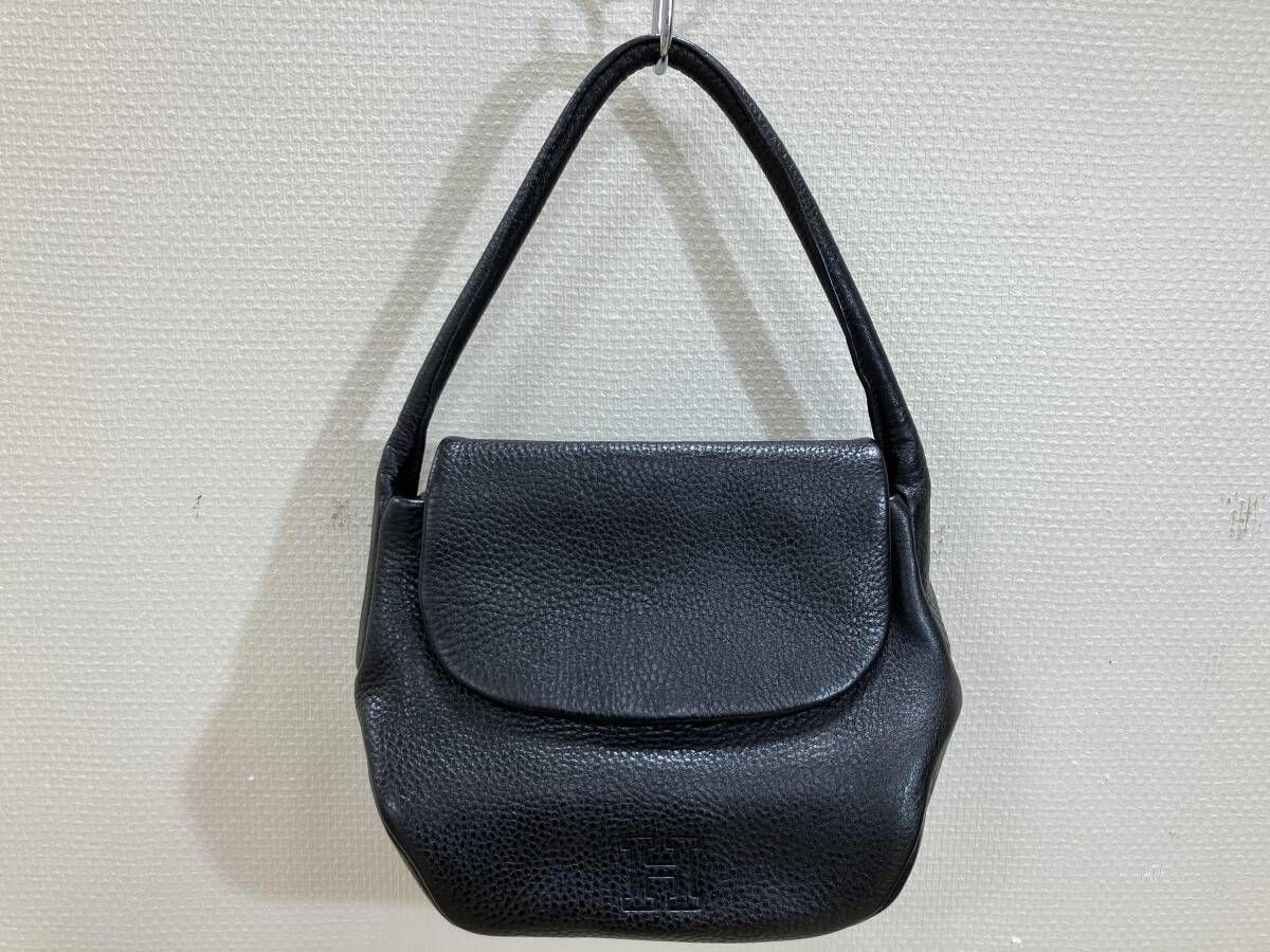HIROFU ヒロフ ハンドバッグ レザーハンドバッグ 黒