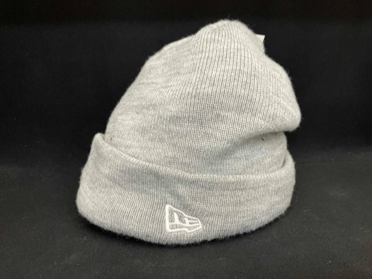 supreme シュプリーム ERA ニューエラ S Logo Beanie ビーニー ニット帽 ツノ ヘザーグレー アクリル 中国製