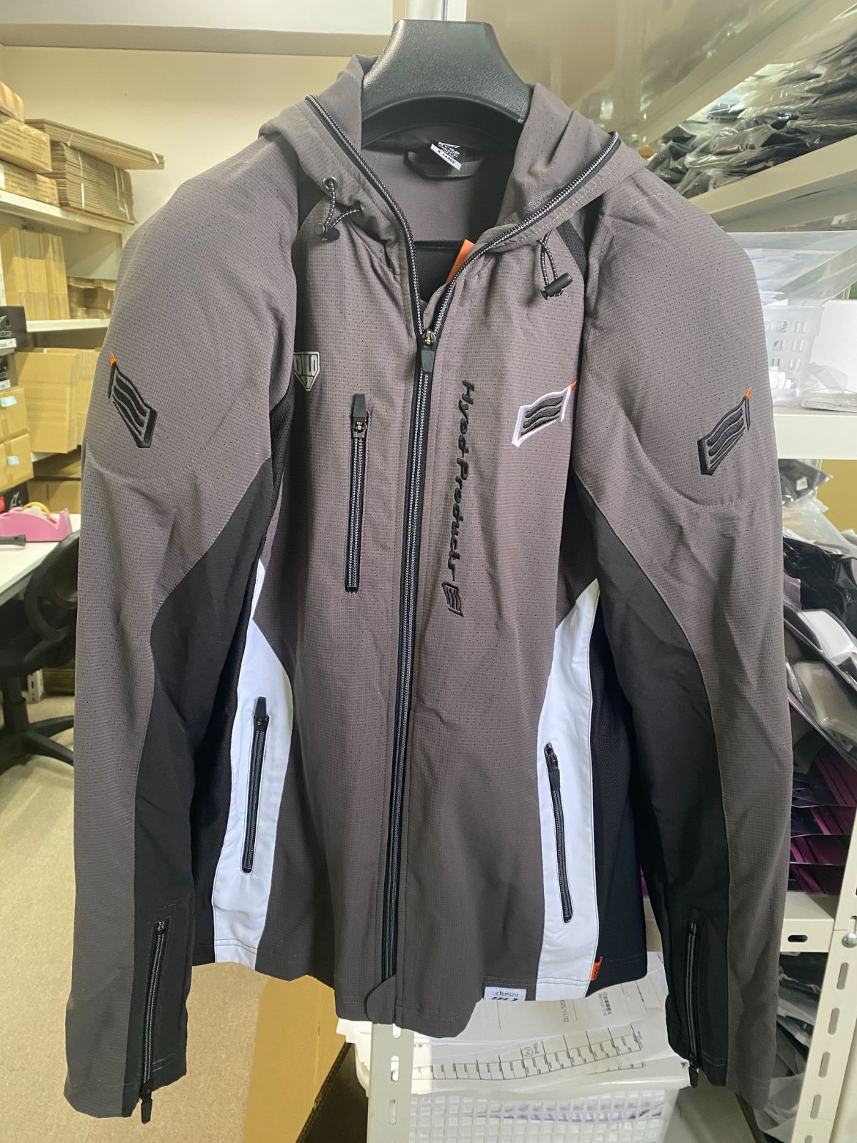 HYOD ST S VENTED D 3 O® COOL DRY PARKA GREY BLACK LL