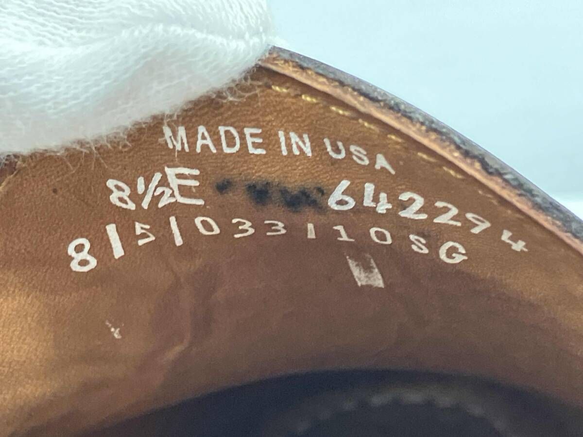  RALPH LAUREN 81253 ローファー イヌプレート ブラウン 箱有 ラルフローレン U S A 製 約27 cm その他 小物