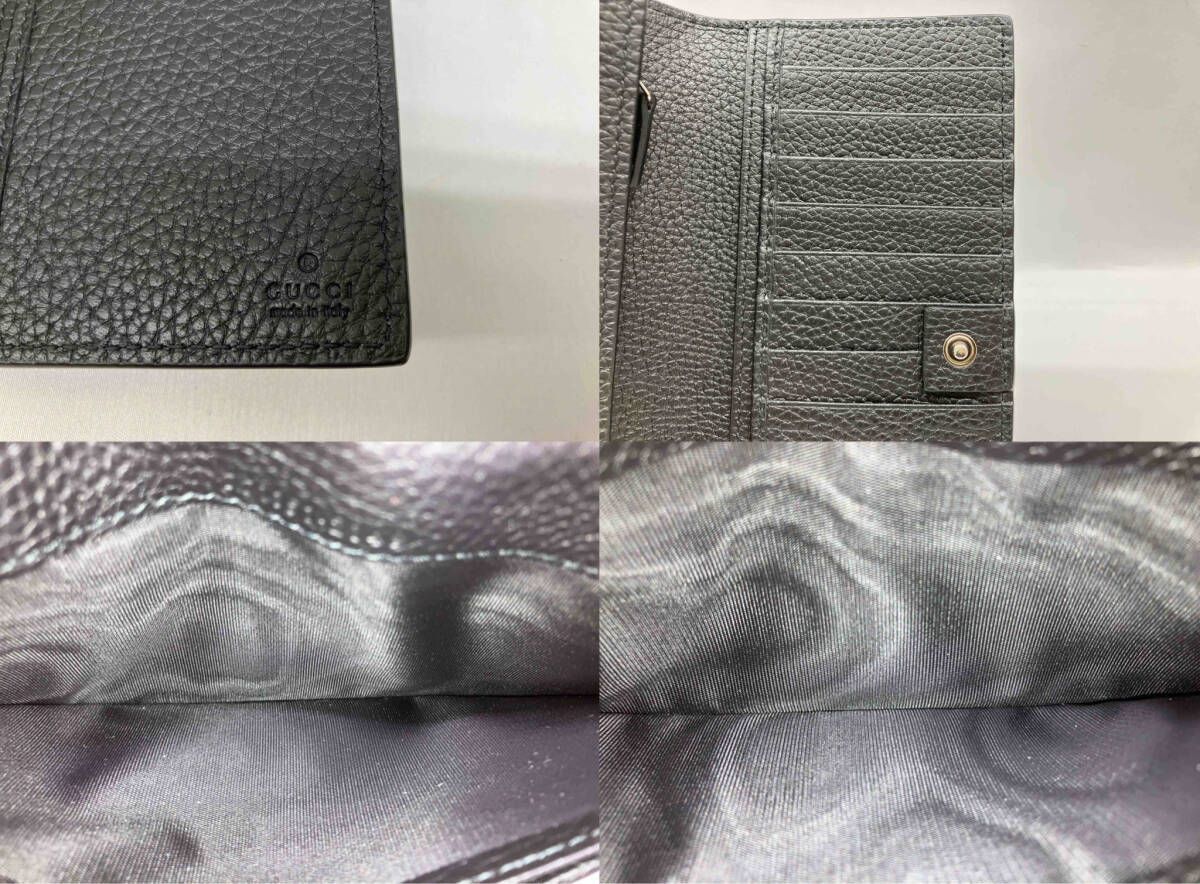 GUCCI グッチ 771151 長財布 ロゴ ロング コインウォレット メンズ き ブラック