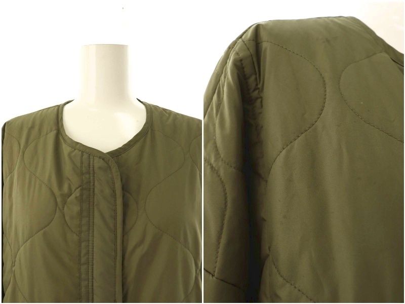 CALUX/キャラクスQUILTEDリバーシブルキルティングジャケット キャラクス CALUX ドゥーズィエムクラス取扱い QUILTED リバーシブル