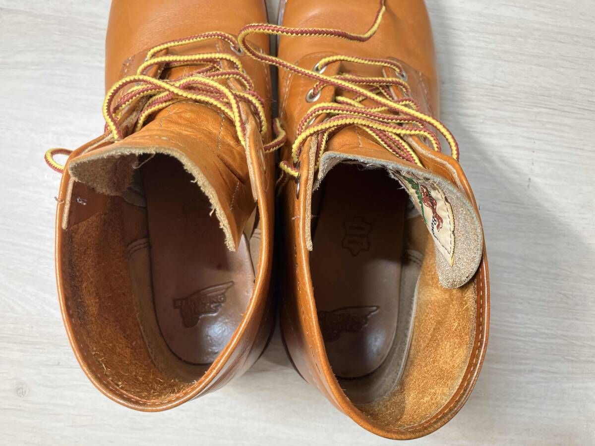 RED WING / レースアップブーツ/26.5cm/CML/レザー/9871/犬タグ RED WING レッドウィング 9871 11年犬タグ復刻 サイズ 26.5cm（JPN