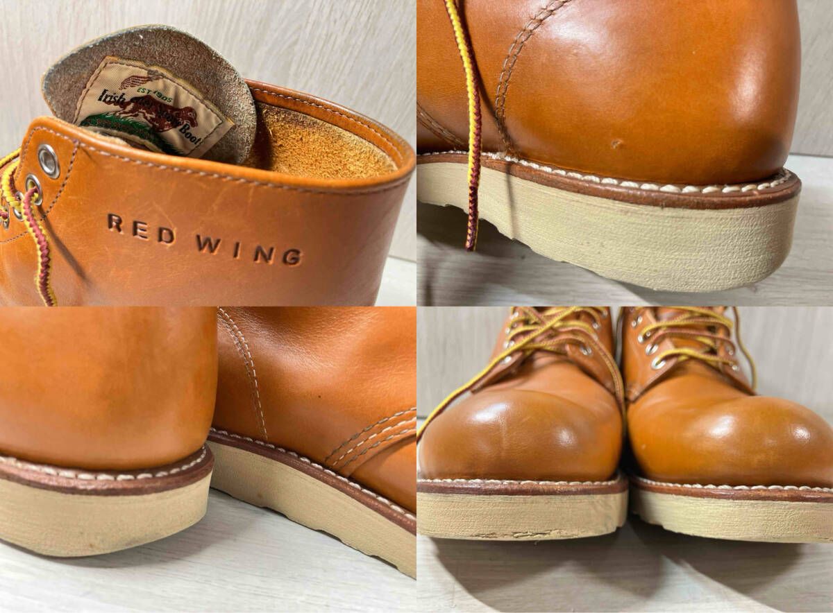 RED WING / レースアップブーツ/26.5cm/CML/レザー/9871/犬タグ RED WING レッドウィング 9871 11年犬タグ復刻 サイズ 26.5cm（JPN