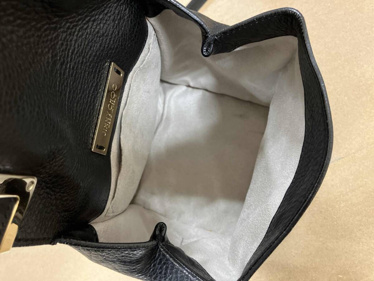  JIMMY CHOO ジミーチュウ レザーショルダーバッグ ショルダーバッグ 黒 その他 小物