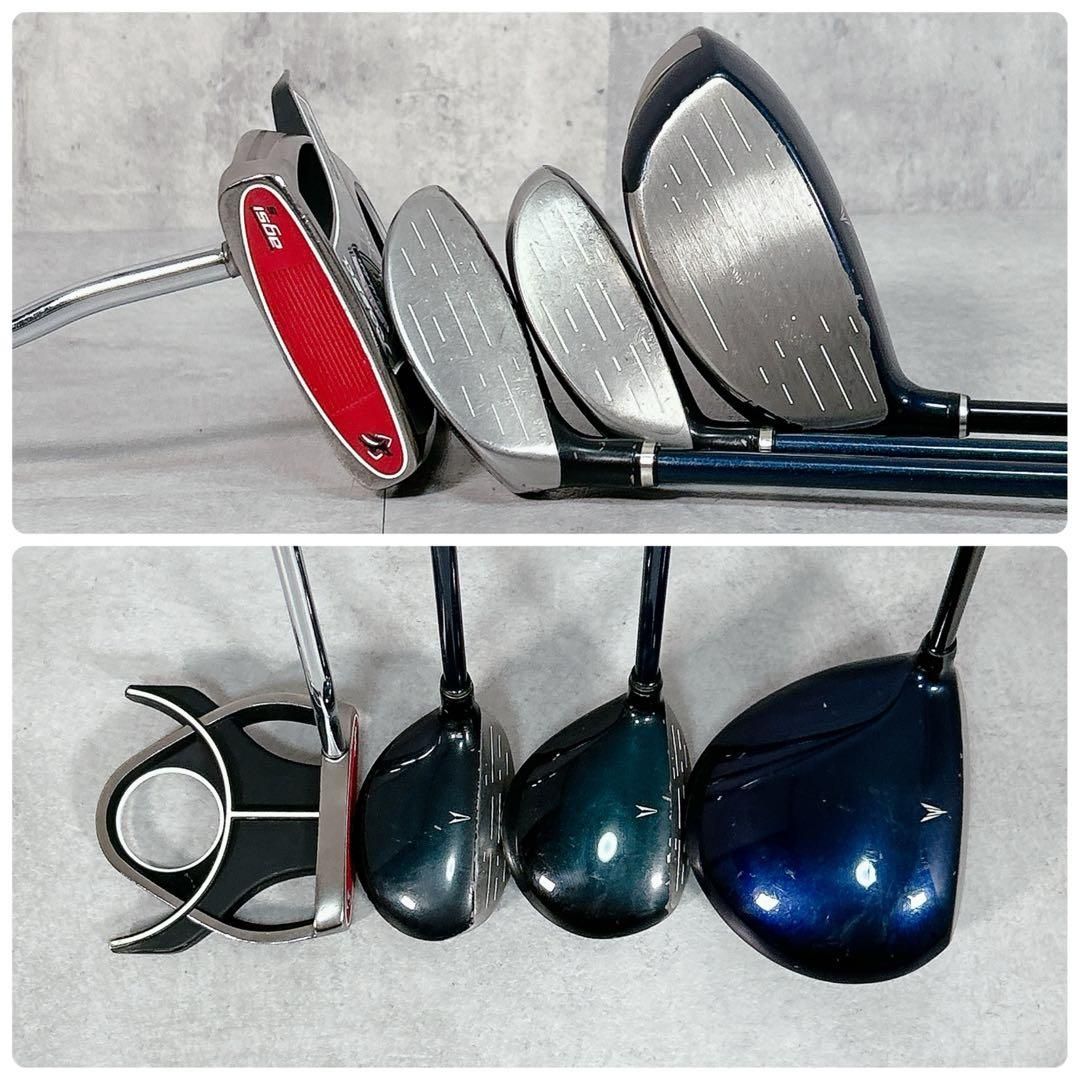 V382 XXIO ゼクシオ 他 レディース ゴルフ クラブセット チェック柄