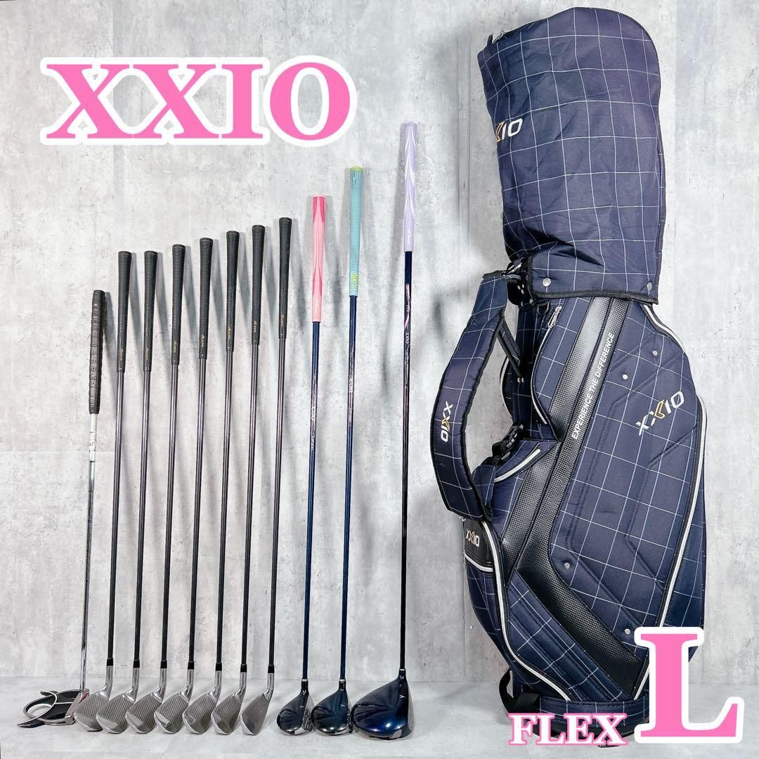 V382 XXIO ゼクシオ 他 レディース ゴルフ クラブセット チェック柄 V382 XXIO ゼクシオ 他 レディース ゴルフ クラブセット チェック柄