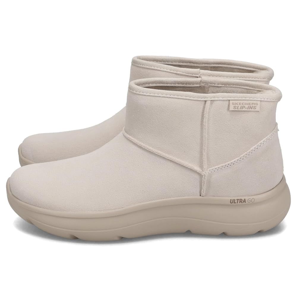 スケッチャーズ ブーツ スリップインズ オンザゴー アンコール ブ _144853 レディース NAT 23 0 cm ブーティ ブーツ 靴