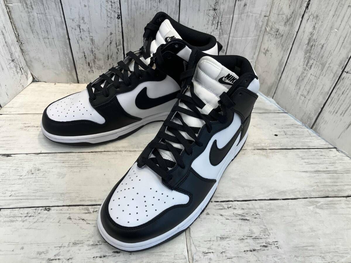 NIKE ナイキ DD1399-105 DUNK HI RETRO 27.5cm ブラック ホワイト 黒 