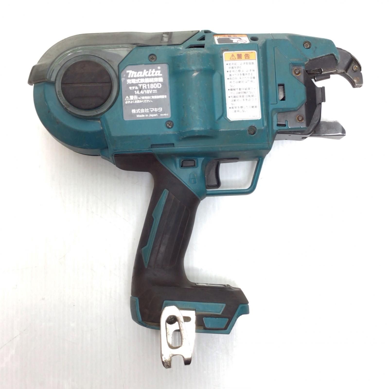 ΘΘMAKITA マキタ 鉄筋結束機 程度C 本体のみ コードレス式 14.4 v 18 1656 使用感有 TR 180 D ブルー