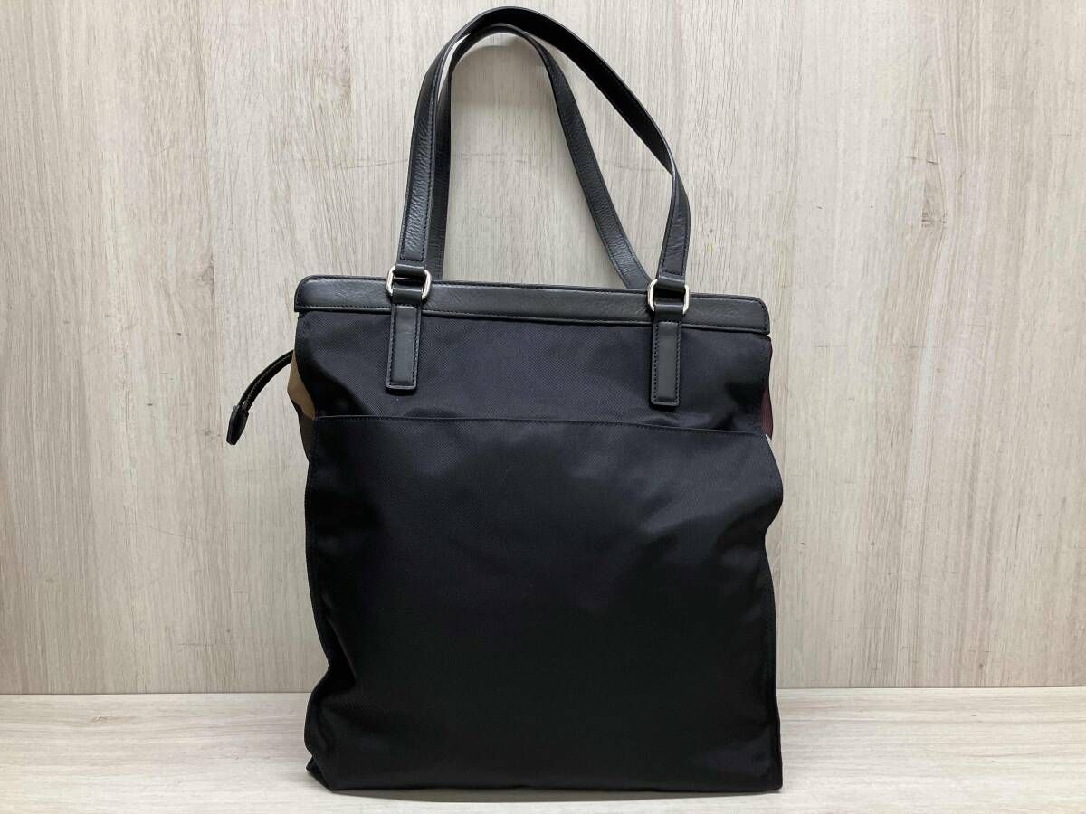 BLACK LABEL CRESTBRIDGE ブラック チェック トートバッグ