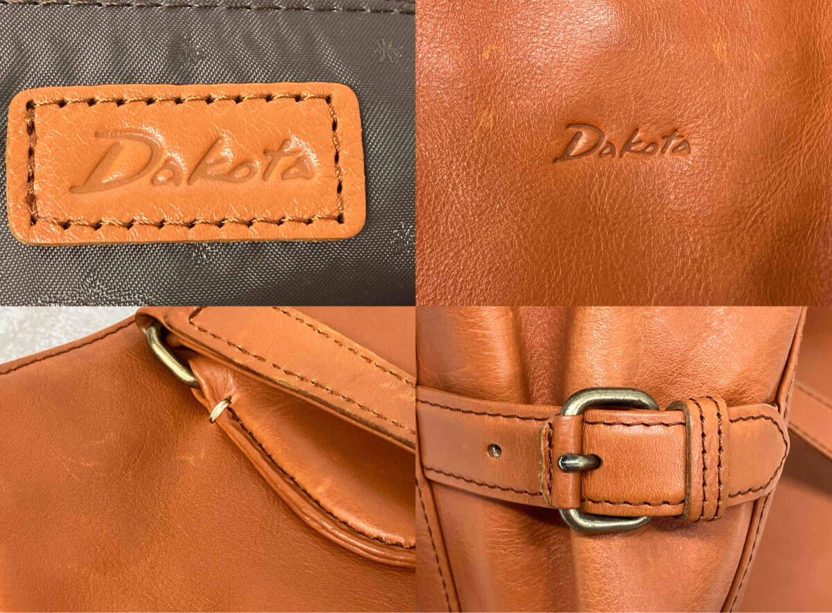 【新品、未使用品】Dakota　カルロ　レザートートバッグ　キャメル ダコタ Dakota ダコタ トートバッグ レディース レザー 本革 軽量 大