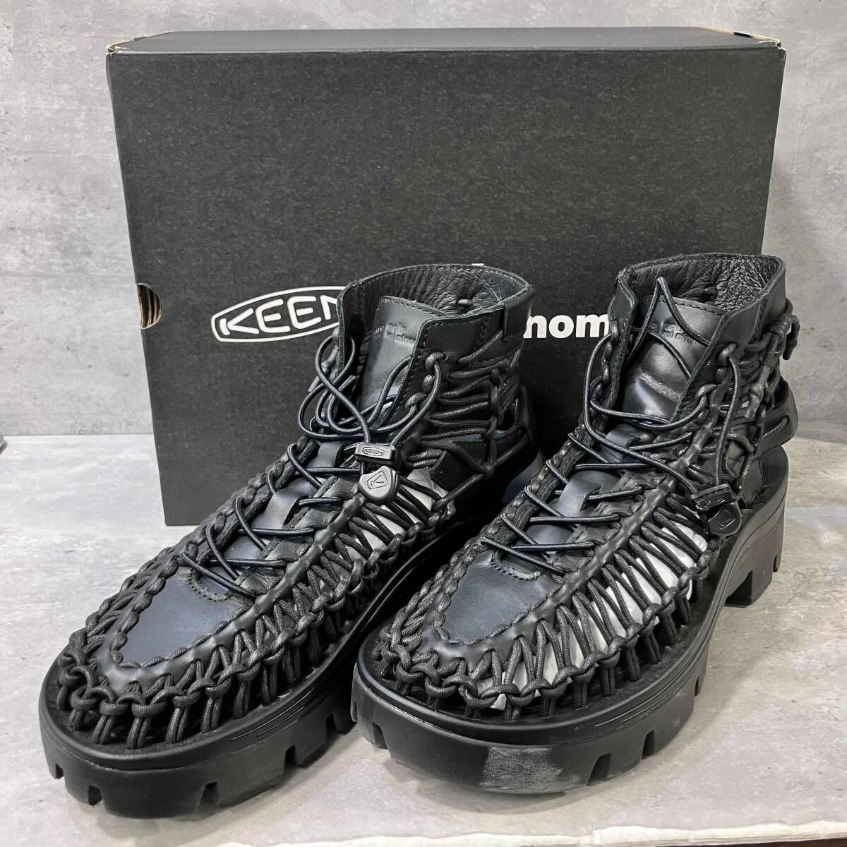 noir kei ninomiya KEEN UNEEK MID BOOTS PFM サンダル ノワール ケイニノミヤ キーン ブーツ ブラック 1029883