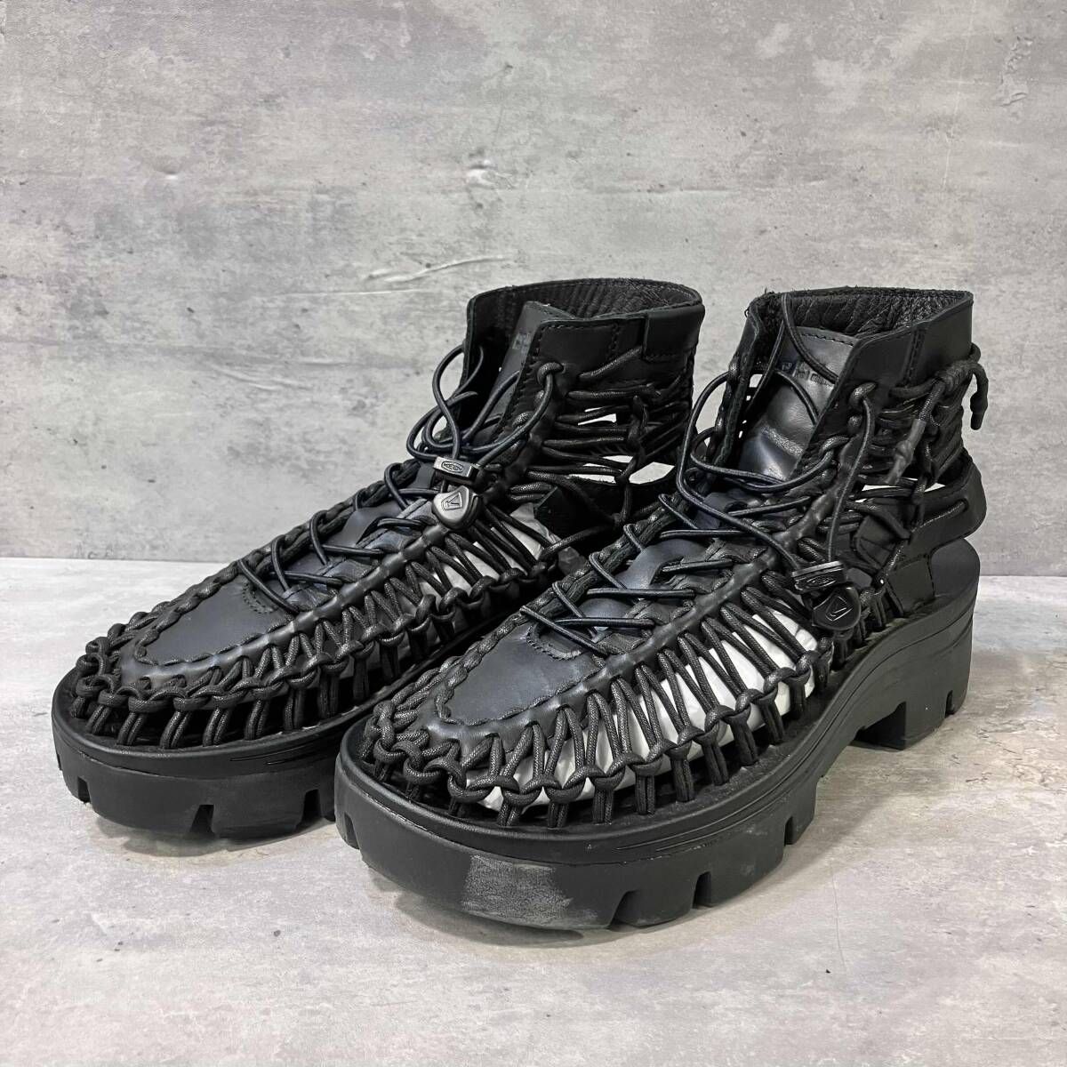 noir kei ninomiya×KEEN UNEEK MID BOOTS PFM サンダル ノワール ケイニノミヤ キーン ブーツ ブラック 1029883