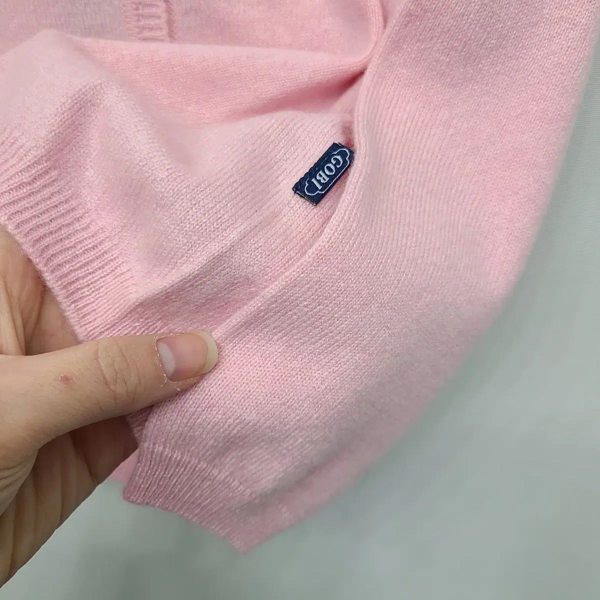 GOBI キッズ カシミアカーディガン ピンク 5-6歳 新品