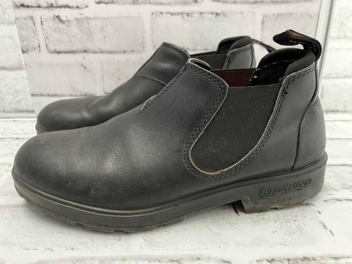 Blundstone サイドゴアブーツ ローカット サイズ6 約25 cm ブラック ブランドストーン 000854 LOW-CUT ショートブーツ