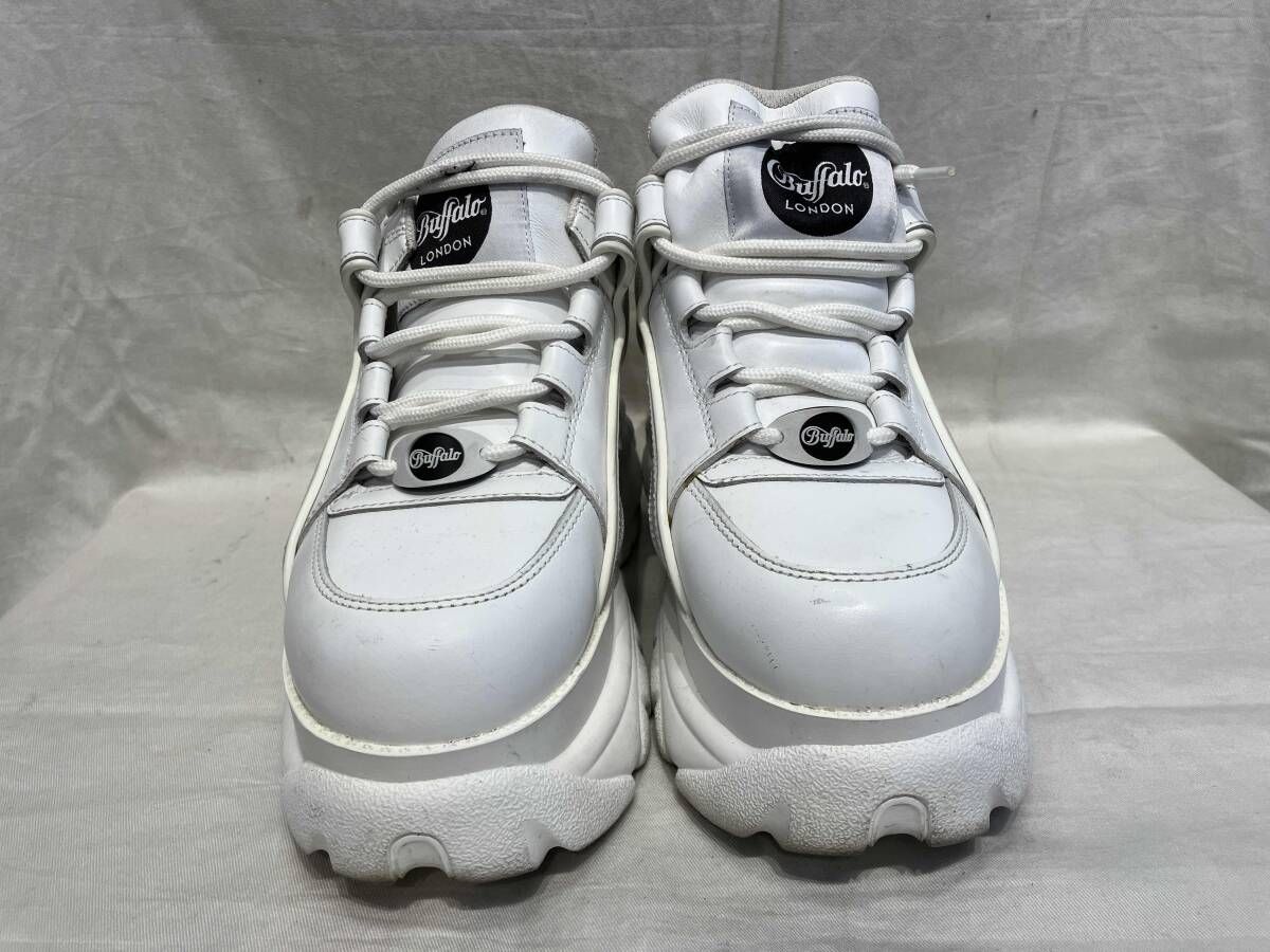 buffalo london cow lether white sneaker size41 スニーカー ホワイト