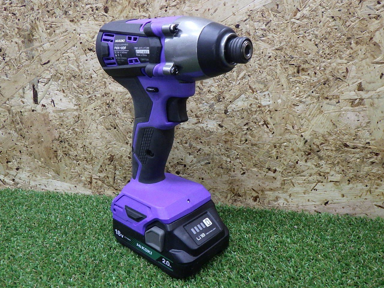  HiKOKI FWH 18 DF V インパクトドライバ 2 0 Ah 蓄電池 充電器 ケース付 電動工具 品 発送 電動インパクトドライバー ドリル ドライバー レンチ