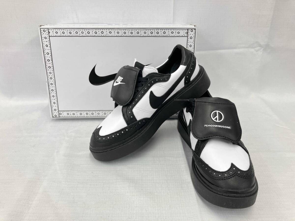 本物 NIKE ナイキ/KWONO1/PEACEMINUSONE/ホワイト&ブラック/24.5 本物 NIKE ナイキ/KWONO1/PEACEMINUSONE/ホワイト&ブラック/24.5